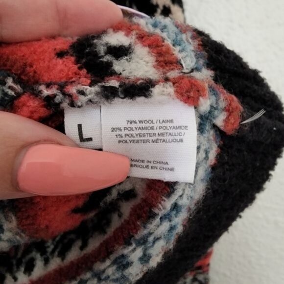 Ulla Johnson Nona Fair Isle Sweater Size Women's Size Large Wool Blend - Picture 6 of 10